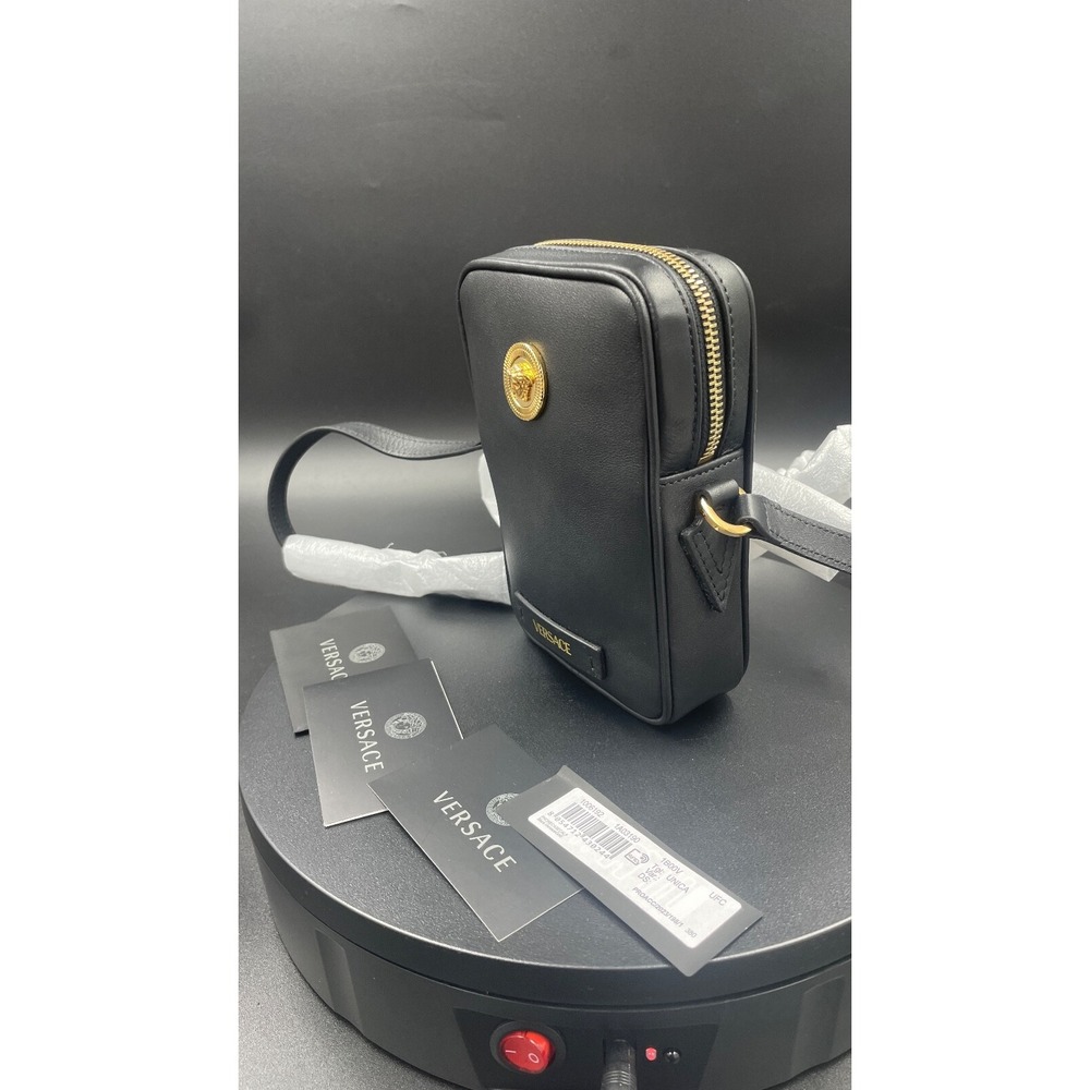 Versace Black Medusa Mini Phone Case Bag 1006192 - Picture 8 of 9